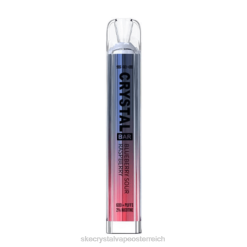 SKE E Zigarette Heidelbeere, saure Himbeere | SKE Crystal Bar Einweg-Vapor 6P8H70