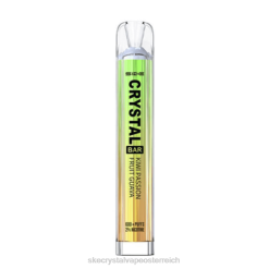 SKE Vape Kaufen Kiwi, Passionsfrucht, Guave | SKE Crystal Bar Einweg-Vapor 6P8H82