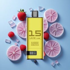 Lavie Cube 20000 Züge Einweg-Vape Blaubeere Himbeere Bubblegum