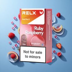 RELX Pod Pro 2 0% Nikotin Blau-Himbeere mit 1,9ml Kapazität