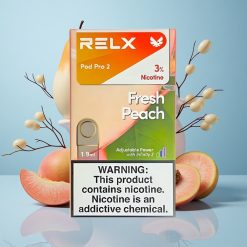RELX Pod Pro 2 Frischer Pfirsich mit 3% Nikotin und 600 Zügen