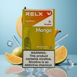 RELX Pod Pro 2 Mango-Eis mit 600 Zügen und 3% Nikotin
