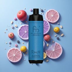 RandM Fumot Shisha 10000 Züge Einweg-Vape Blaubeere Bubblegum
