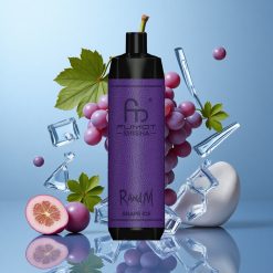 RandM Fumot Shisha 10000 Züge Einweg-Vape Grape Eis