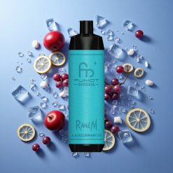 RandM Fumot Shisha 10000 Züge Einweg-Vape Schwarze Johannisbeere Eis