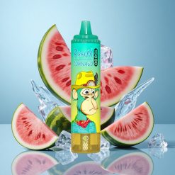 RandM Fumot Tornado 15000 Züge Einweg-Vape Wassermelone-Eis mit 25ml Flüssigkeitskapazität