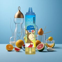 RandM Fumot Tornado 15000 Züge LCD Display Herr Blau