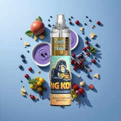 RandM Fumot Tornado 7000 Wegwerf-Vape mit 14 ML E-Liquid Schwarzbeere Minze