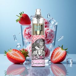 RandM Fumot Tornado 7000 Wegwerf-Vape mit 14 ML E-Liquid und Erdbeer-Eis