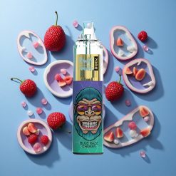 RandM Fumot Tornado 7000 Züge Einweg-Vape Blau-Rote Himbeere