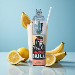 RandM Fumot Tornado 7000 Züge Wegwerf-Vape Bananenmilchshake mit 14 ML E-Liquid