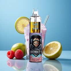 RandM Fumot Tornado 7000 Züge Wegwerf-Vape Blaue Himbeere Limonade mit 14 ML E-Liquid