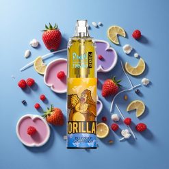 RandM Fumot Tornado 7000 Züge Wegwerf-Vape Blaue Himbeere mit 14 ML E-Liquid und Luftregulierung