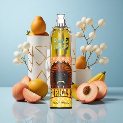 RandM Fumot Tornado 7000 Züge Wegwerf-Vape Pfirsich-Mango mit 14 ML E-Liquid