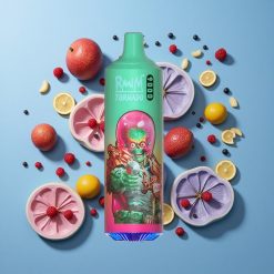 RandM Fumot Tornado 9000 Züge Mesh Coil Blauer Razz Kush