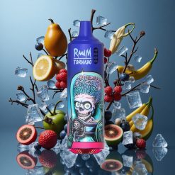 RandM Fumot Tornado 9000 Züge Mesh Coil Schwarz-Eis