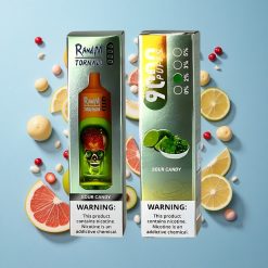 RandM Fumot Tornado 9000 Züge mit 54 Geschmacksrichtungen und Sauerkirsche