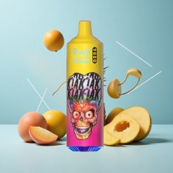 RandM Fumot Tornado 9000 Züge mit Mesh Coil und Pfirsich-Mango-Ananas