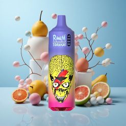 RandM Fumot Tornado 9000 Züge und 18 mL E-Liquid Blaubeere Himbeere