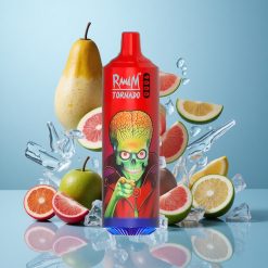 RandM Fumot Tornado 9000 Züge und 54 Geschmacksrichtungen Einweg-Vape Lush Ice