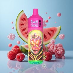 RandM Fumot Tornado 9000 Züge und Himbeer-Wassermelone