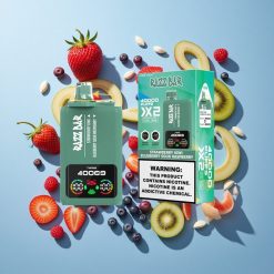 Razz Bar 40000 Züge Einweg-Vape Erdbeere Kiwi_Blaubeere Sauere Himbeere