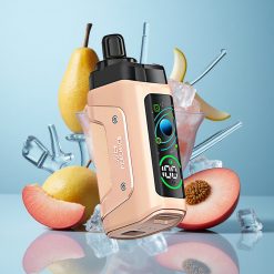 Razz Bar 45000 Züge Einweg-Vape Juicy Pfirsich Eis
