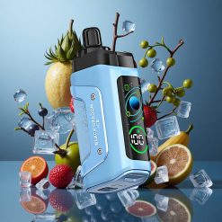 Razz Bar 45000 Züge Einweg-Vape Schwarz Drache Eis