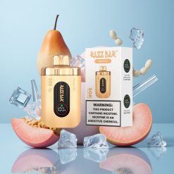 Razz Bar 50K Züge Einweg-Vape Pfirsich Eis mit 650 mAh Akku