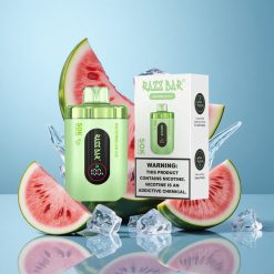 Razz Bar 50K Züge Einweg-Vape Wassermelone-Eis mit 50000 Zügen